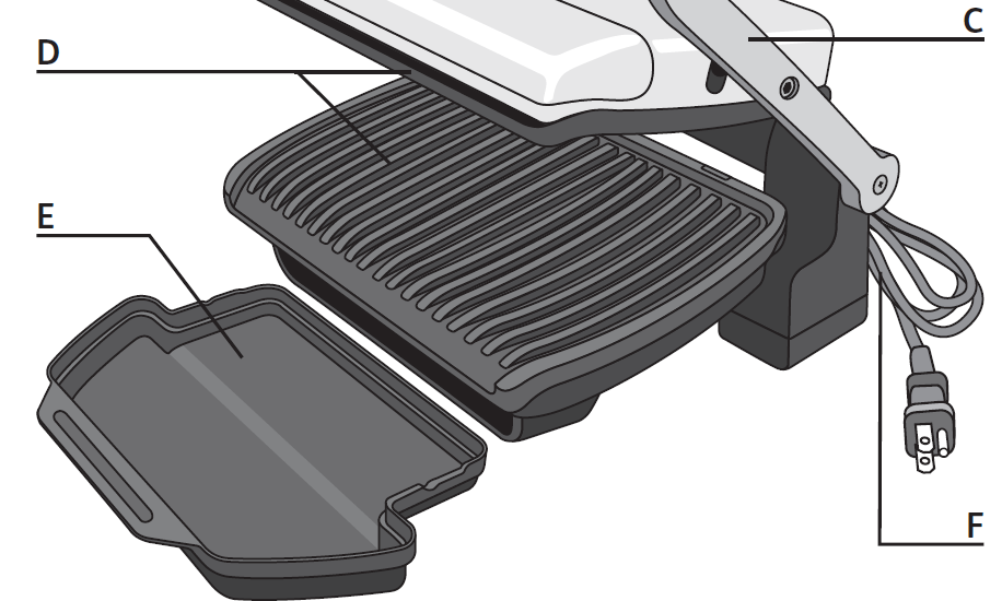 T-fal OptiGrill Stainless Steel Electric Grill Instruction Manual 2