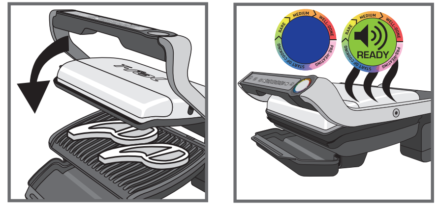 T-fal OptiGrill Stainless Steel Electric Grill Instruction Manual 21-22
