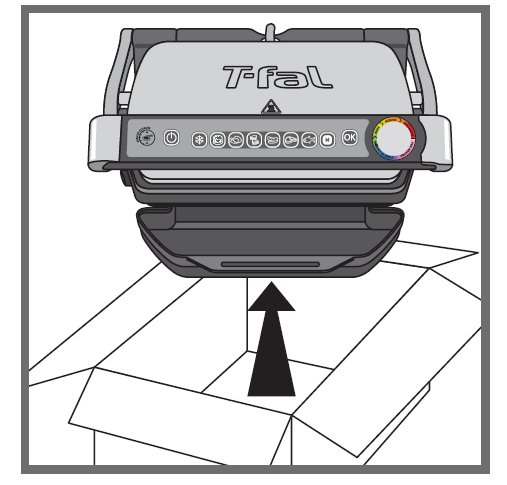 T-fal OptiGrill Stainless Steel Electric Grill Instruction Manual 5