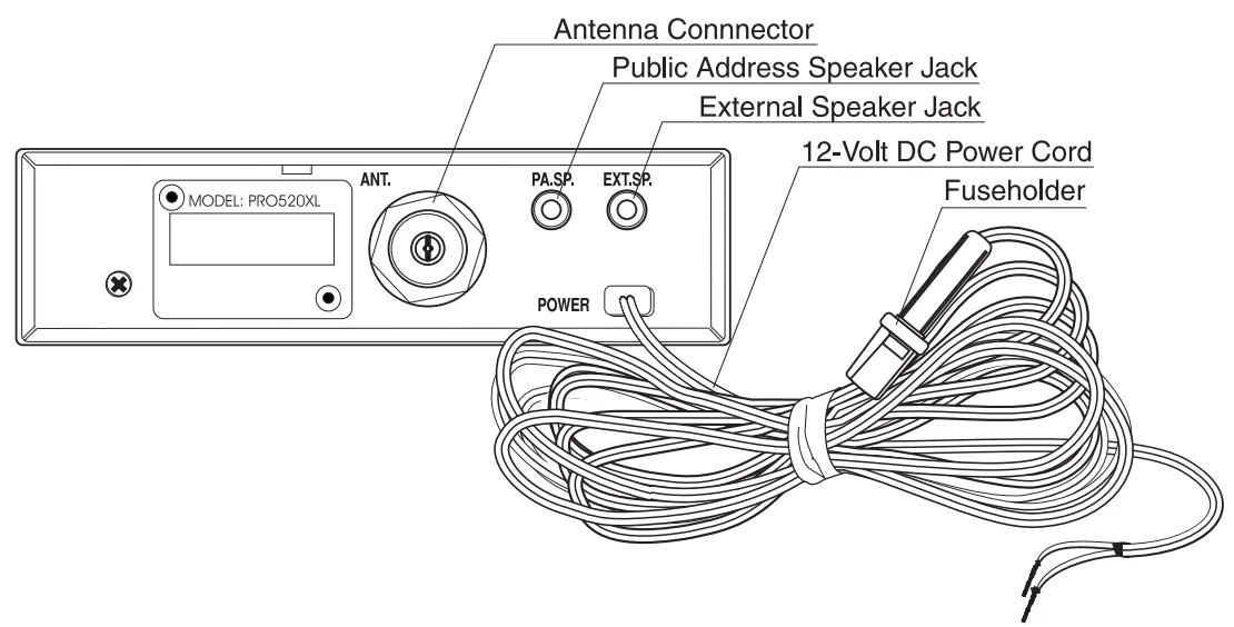 Uniden PRO520XL 40-Channel Mobile CB Radio-7
