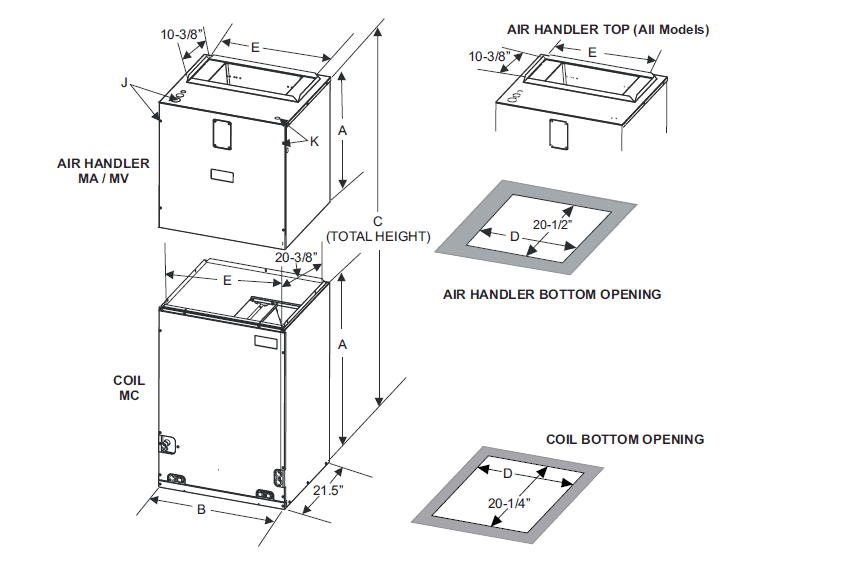 York MC48C3XH1 Air Conditioner User Manual 1