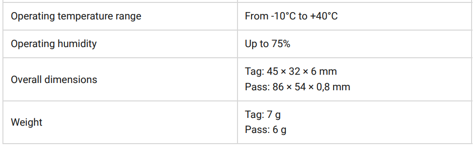 AJAX AJA-23525 Tag and Pass Keypad User Manual AJAX AJA-23525 Tag and Pass Keypad User Manual 14