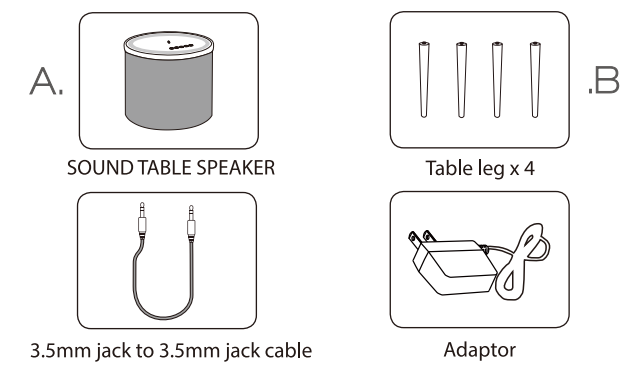 Aiue AT638 Sound Table Speaker User Manual 3