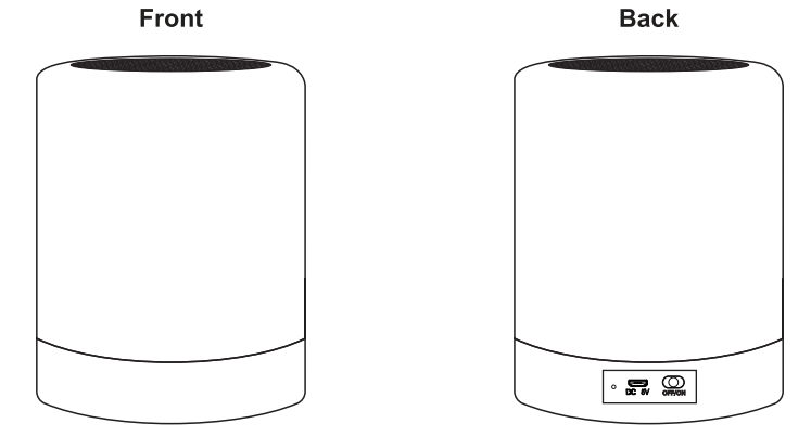 BASS JAXX Touch Top Wireless Speaker User Manual 1