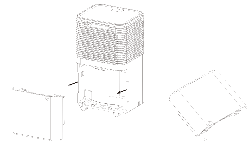 Bublue OL12D-D031A Portable Dehumidifier User Manual 5