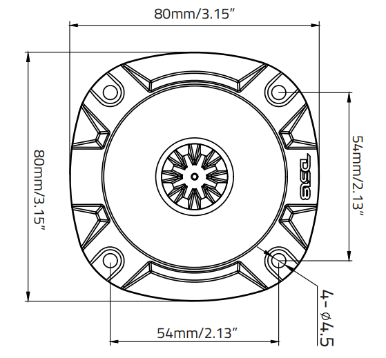 DS18 PRO-TWN2 Neodymium Hybrid Driver Super Bullet Tweeter-1