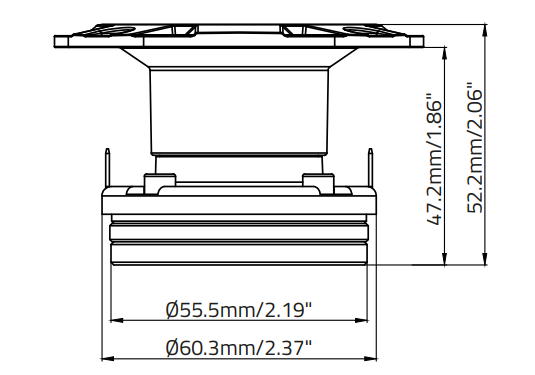 DS18 PRO-TWN2 Neodymium Hybrid Driver Super Bullet Tweeter-2