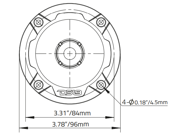 DS18 PRO-TWX2 Super Bullet Tweeter-1