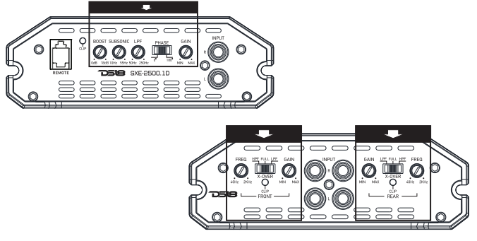DS18 SXE-1200 4-BK Car Amplifier Stereo-2