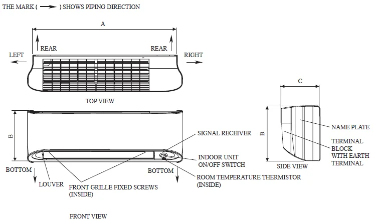 Daikin FTXB12AXVJU Wall Mounted Split AC User Guide Daikin FTXB12AXVJU Wall Mounted Split AC-1