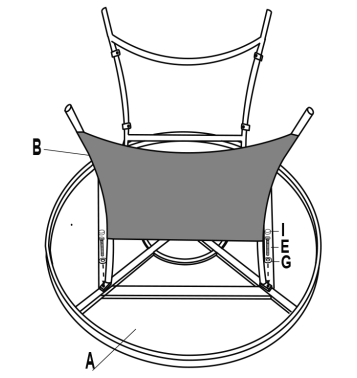 Dellonda DG65 Rattan Outdoor Dining-Bistro Table-2