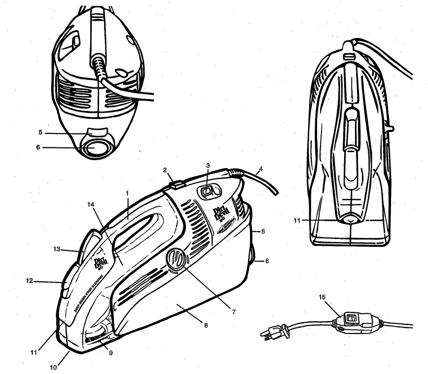 Dirt Devil Spot Scrubber Carpet Cleaner Machine 2