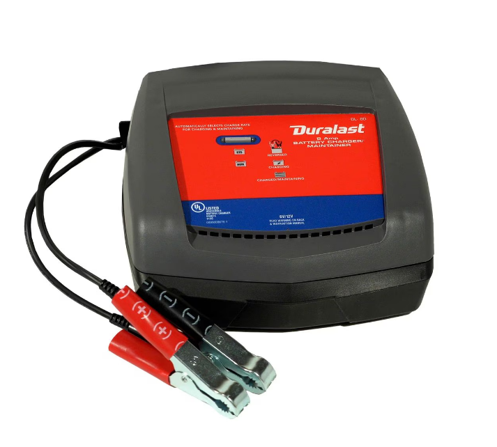 Duralast DL-8D 8 AMP Vehicle Battery Charger User Manual-product