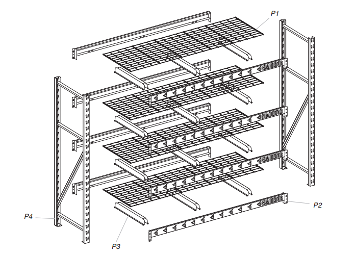 Gladiator GARS774 Heavy Duty Steel Rack Shelving Assembly Instructions 1