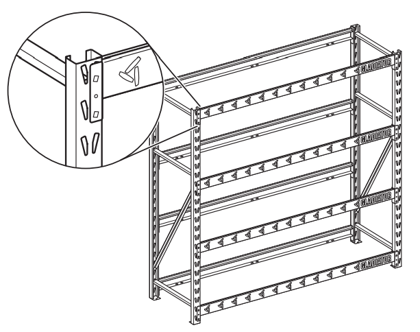 Gladiator GARS774 Heavy Duty Steel Rack Shelving Assembly Instructions 5