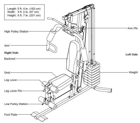 Golds Gym XRS-30 Home Gym User Guide Golds Gym XRS-30 Home Gym-1