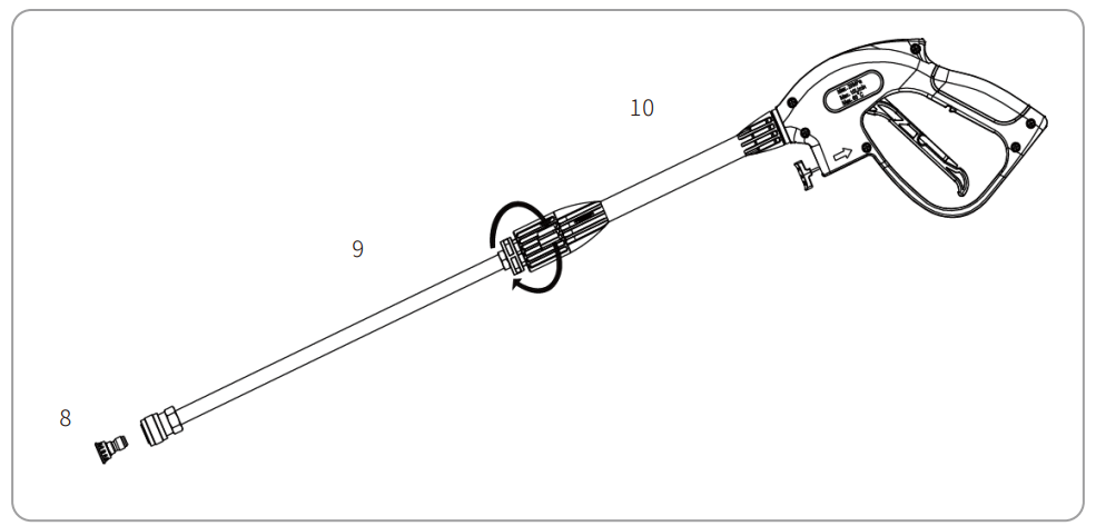 Homdox HD05 2150PSI 1700W Electric Power Washer User Manual 7