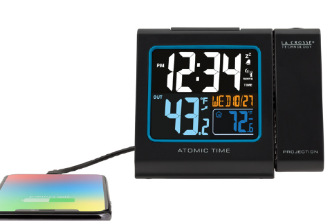La Crosse 616-146v4 Atomic Projection Alarm Clock-6