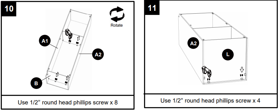 Lovmor U309624-E Pantry Tall Storage Cabinet Instructions 15