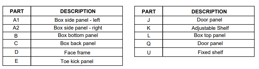 Lovmor U309624-E Pantry Tall Storage Cabinet Instructions 2