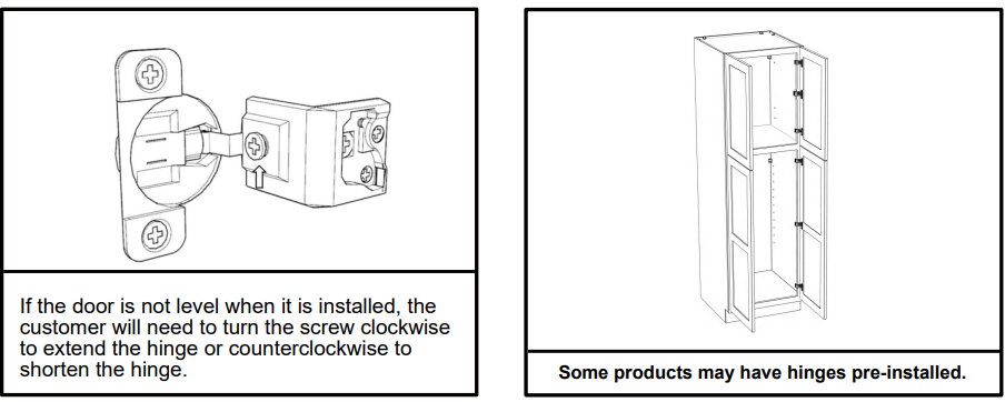 Lovmor U309624-E Pantry Tall Storage Cabinet Instructions 21