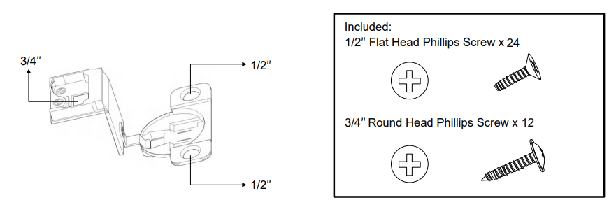 Lovmor U309624-E Pantry Tall Storage Cabinet Instructions 3