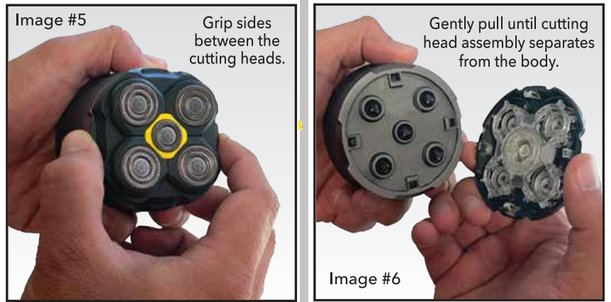 Microtouch MTTTBHS Titanium Electric Head Shaver User Manual 5