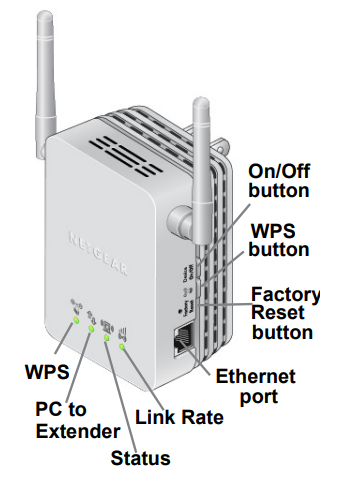 Netgear Universal WiFi Range Extender WN3000RP-1