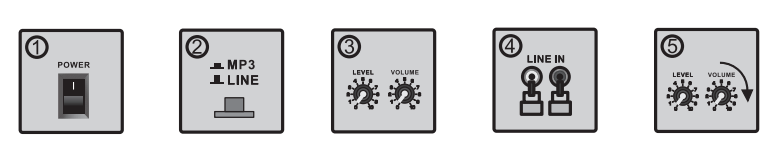 Proreck Party 12 1000 Watts PA Speaker System-6