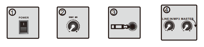 Proreck Party 15 Portable 2000 Watt Powered PA Speaker System-5