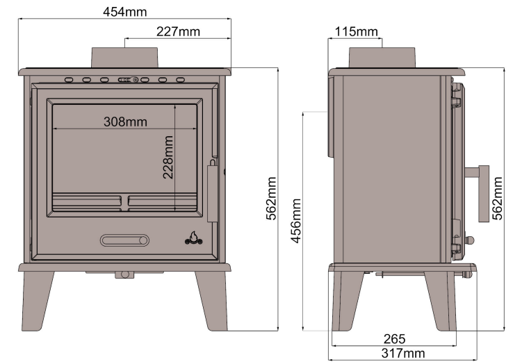 Saltfire Classic Wood Burning Stove User Manual 2