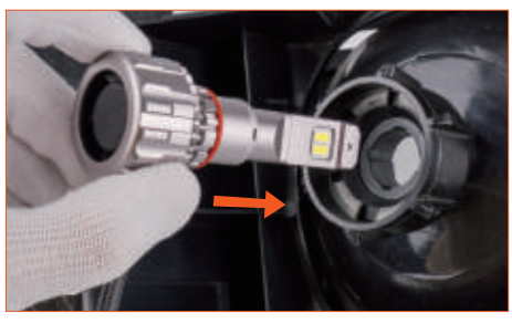 Sealight Scoparc S6 LED Headlight Bulb Installation Guide 11