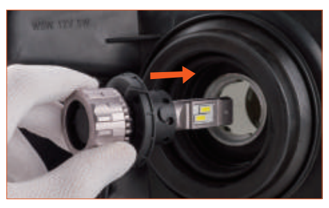 Sealight Scoparc S6 LED Headlight Bulb Installation Guide 16