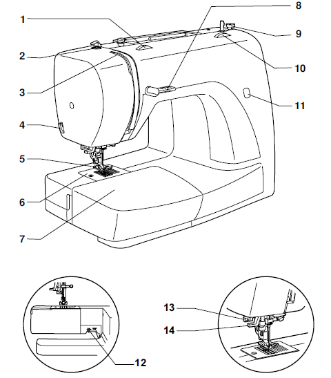Singer 50T8-E99670 Sewing Machine User Manual 1