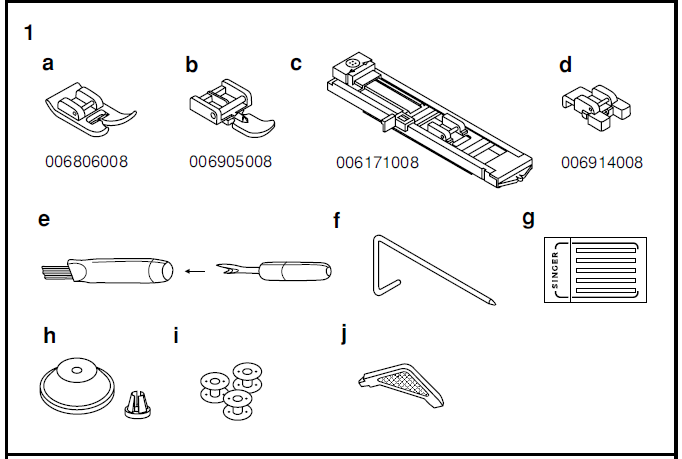 Singer 50T8-E99670 Sewing Machine User Manual 3