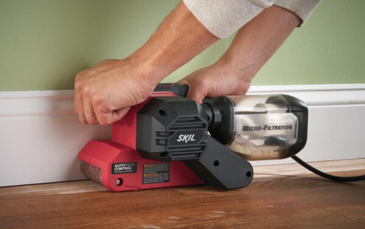 SKIL 7313 Corded Belt Sander User Manual Skil Belt Sander Corded Pressure Control-featured