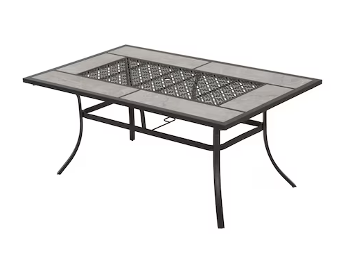 Style Selections 790.130.004 Elliot Creek Rectangle Outdoor Dining Table-product