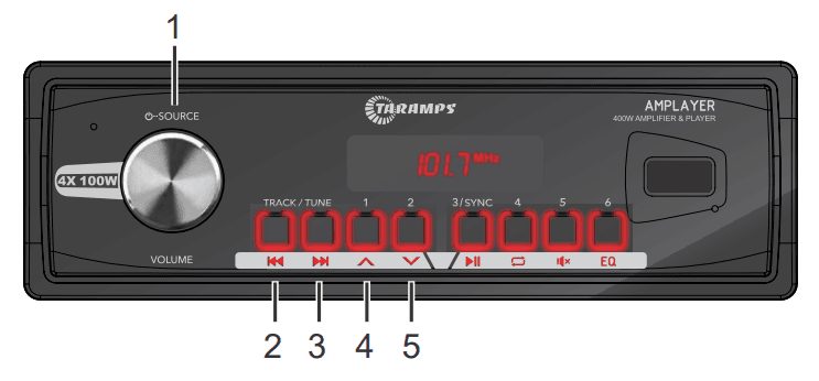 Taramps Amplayer 400 Car Stereo Player User Manual 6
