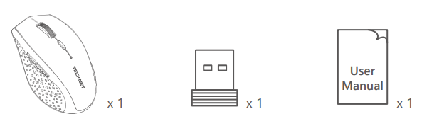 Tecknet M002 Wireless Mouse-1