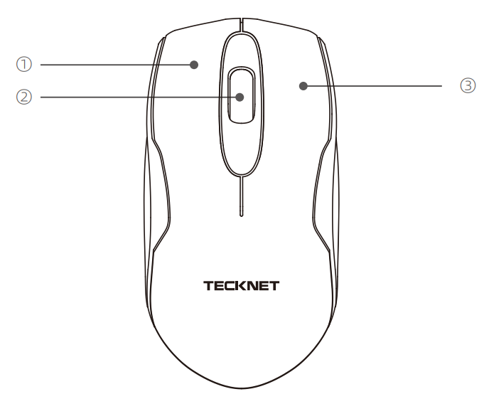 Tecknet TK-KM003 Wireless Keyboard and Mouse Combo-4