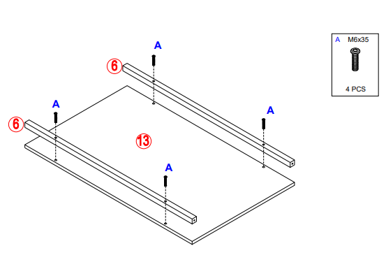 Tribesigns HOGA-F1594 L-Shaped Computer Executive Desk User Manual 10
