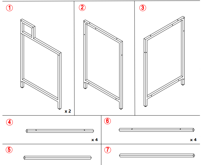 Tribesigns HOGA-F1594 L-Shaped Computer Executive Desk User Manual 2