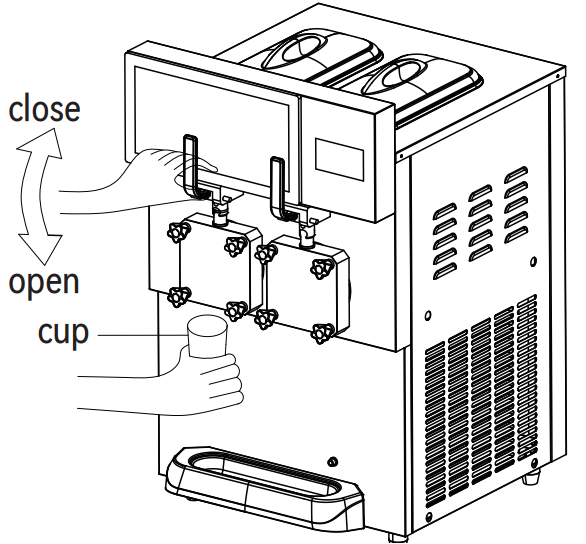 VEVOR XRJF-21 Double Bowl Commercial Slushy Machine Instructions Manual 14