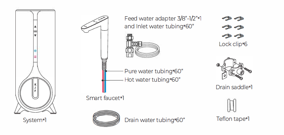 Waterdrop K6 Reverse Osmosis Instant Hot Water Dispenser User Manual 2