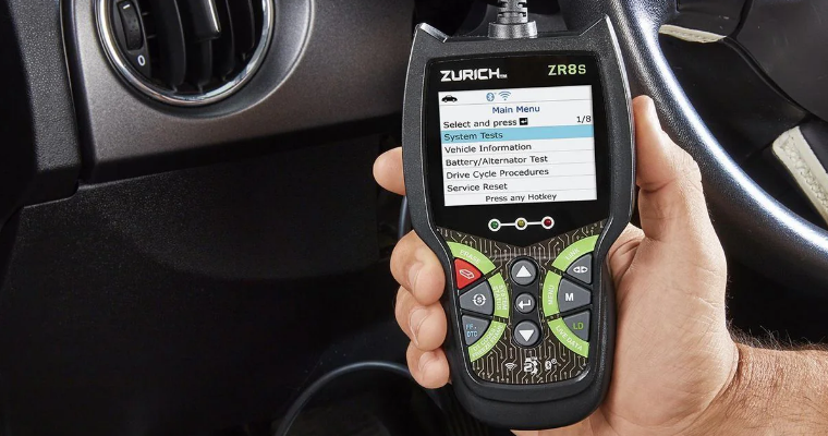 Zurich 63809 ZR8 OBD2 Code Reader Live Data-featured