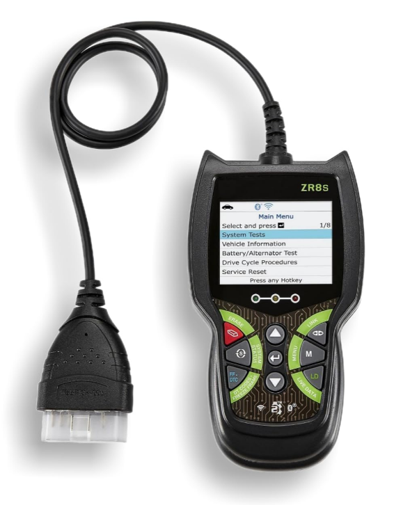 Zurich 63809 ZR8 OBD2 Code Reader User Guide Zurich 63809 ZR8 OBD2 Code Reader Live Data-product