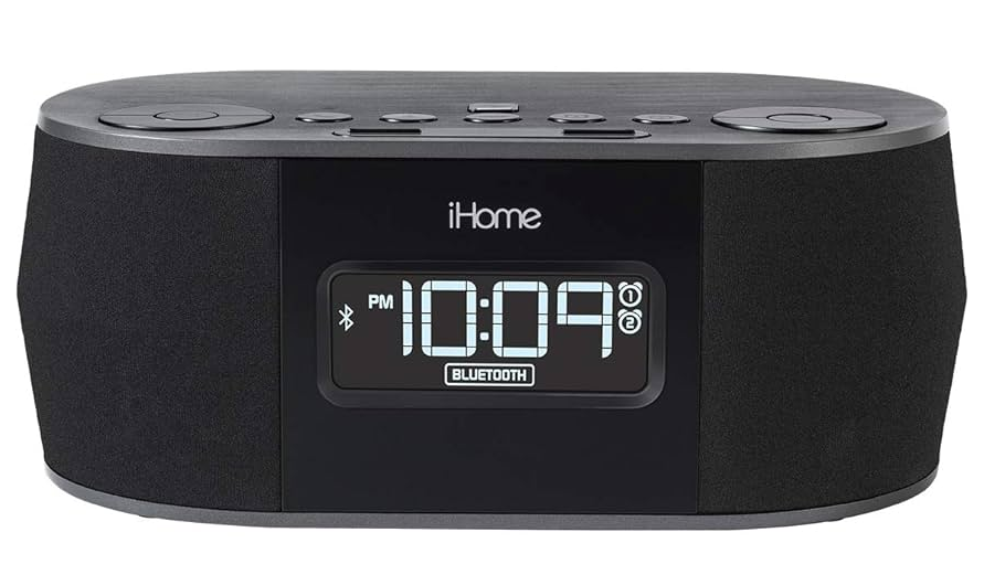 iHome iBT38 Beadroom Clock With Wireless Charger-product