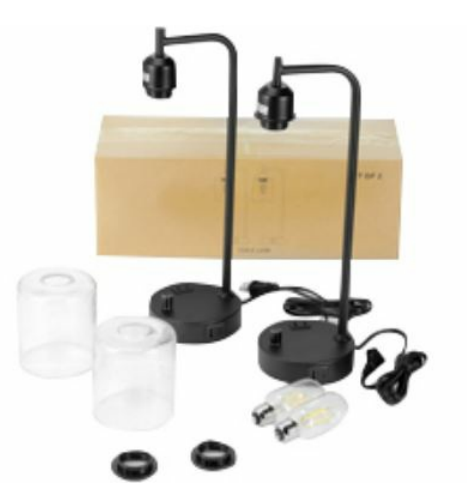 ‎Innqoo ‎2-1 Industrial Rotary Table Lamps User Manual 1