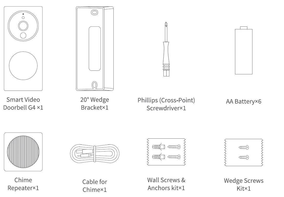 Aqara G4 Smart Wireless Video Doorbell 1