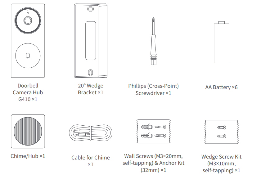 Aqara Smart Doorbell Camera Hub G410 User Manual 1